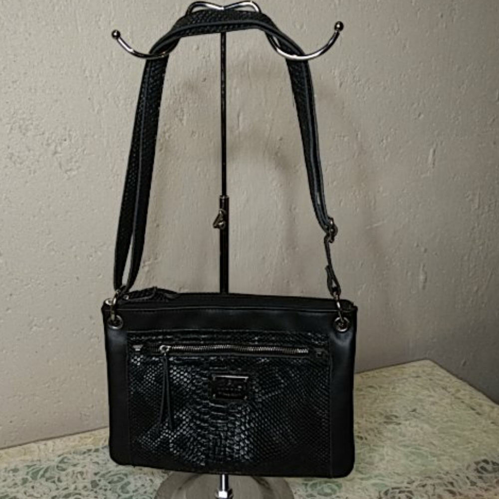 Nicole Purse Bag Crossbody Faux Snake Design